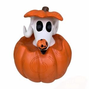 Nightmare Before Christmas Zero the Ghost Dog Figurine Halloween Pumpkin Disney